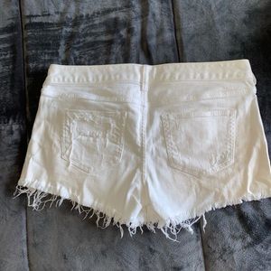 Express white shorts